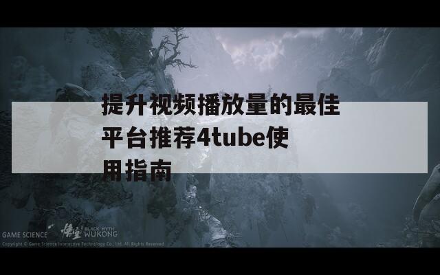 提升视频播放量的最佳平台推荐4tube使用指南